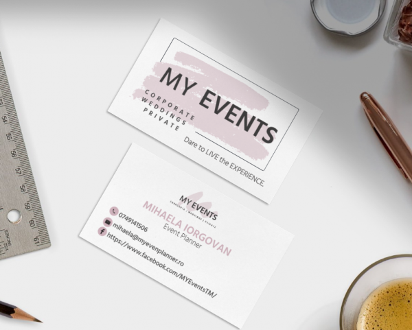 Mokup carti vizita Miha