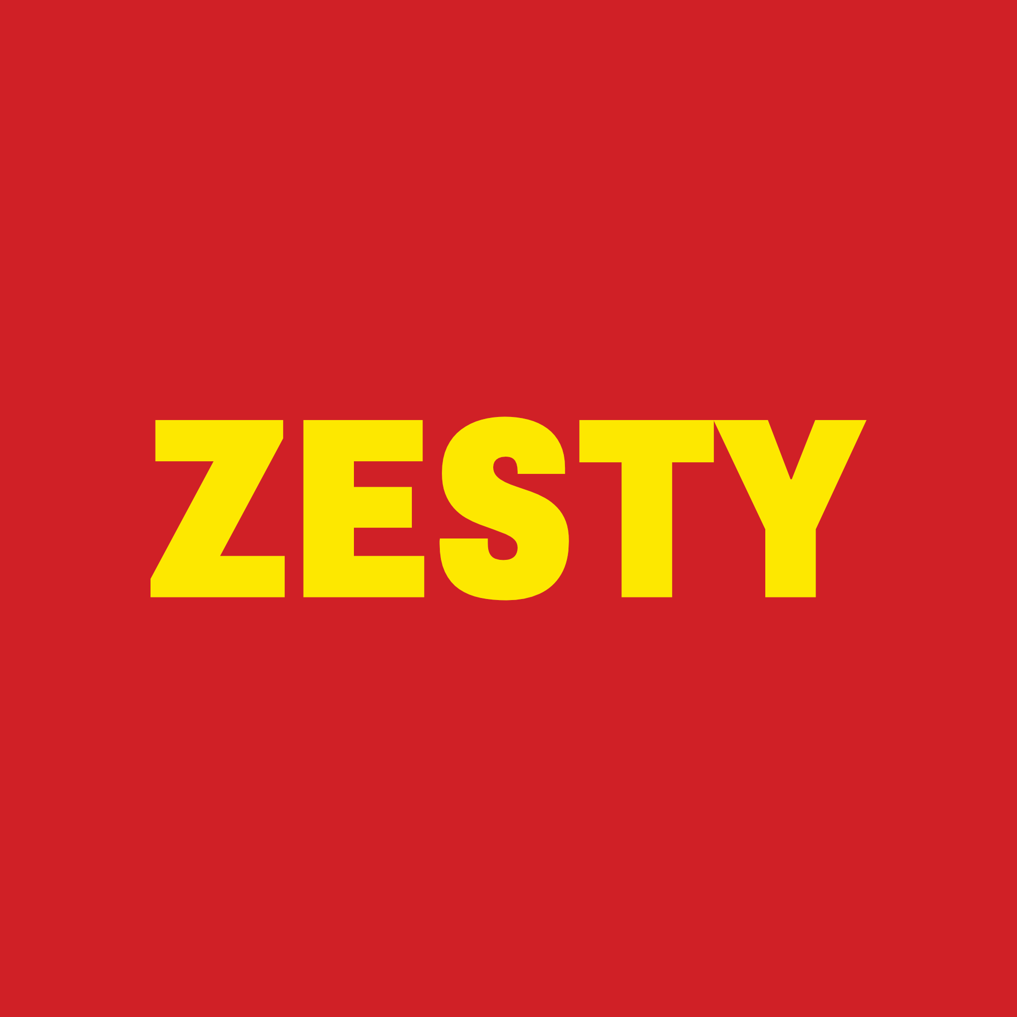 ZESTY logo zesty lemon business insights red passion