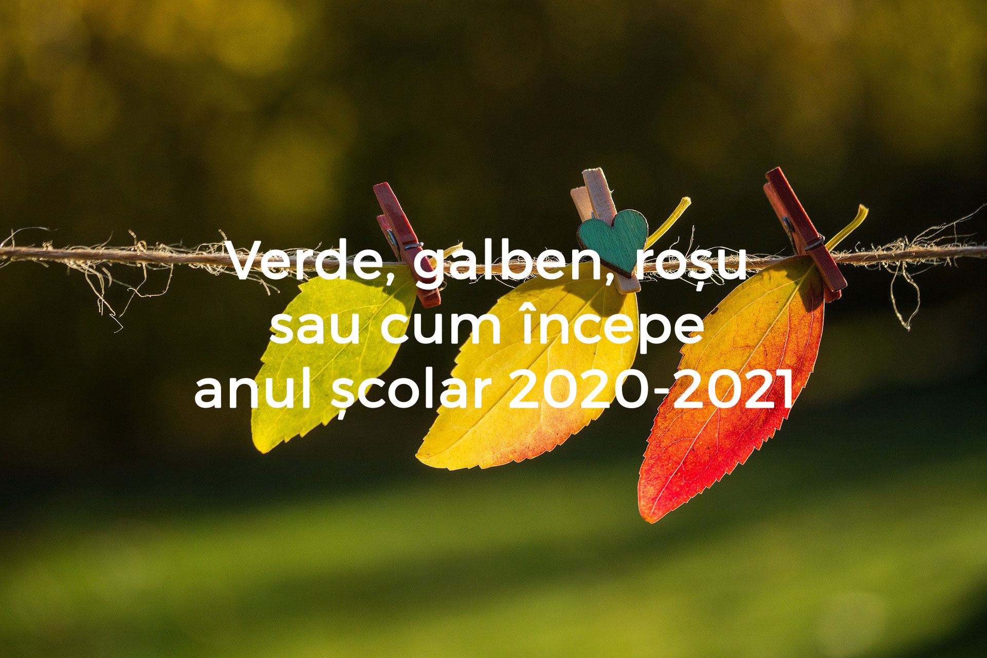 verde galben rosu sau cum incepe anul scolar 2020 2021