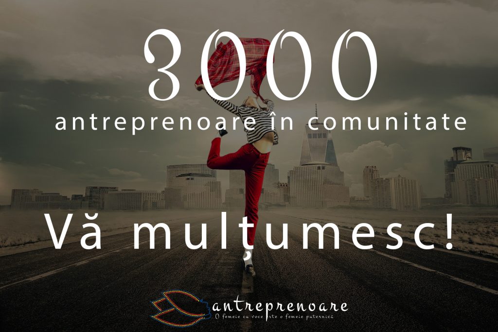 3000 membre in comunitate Cristina N. Stancovici