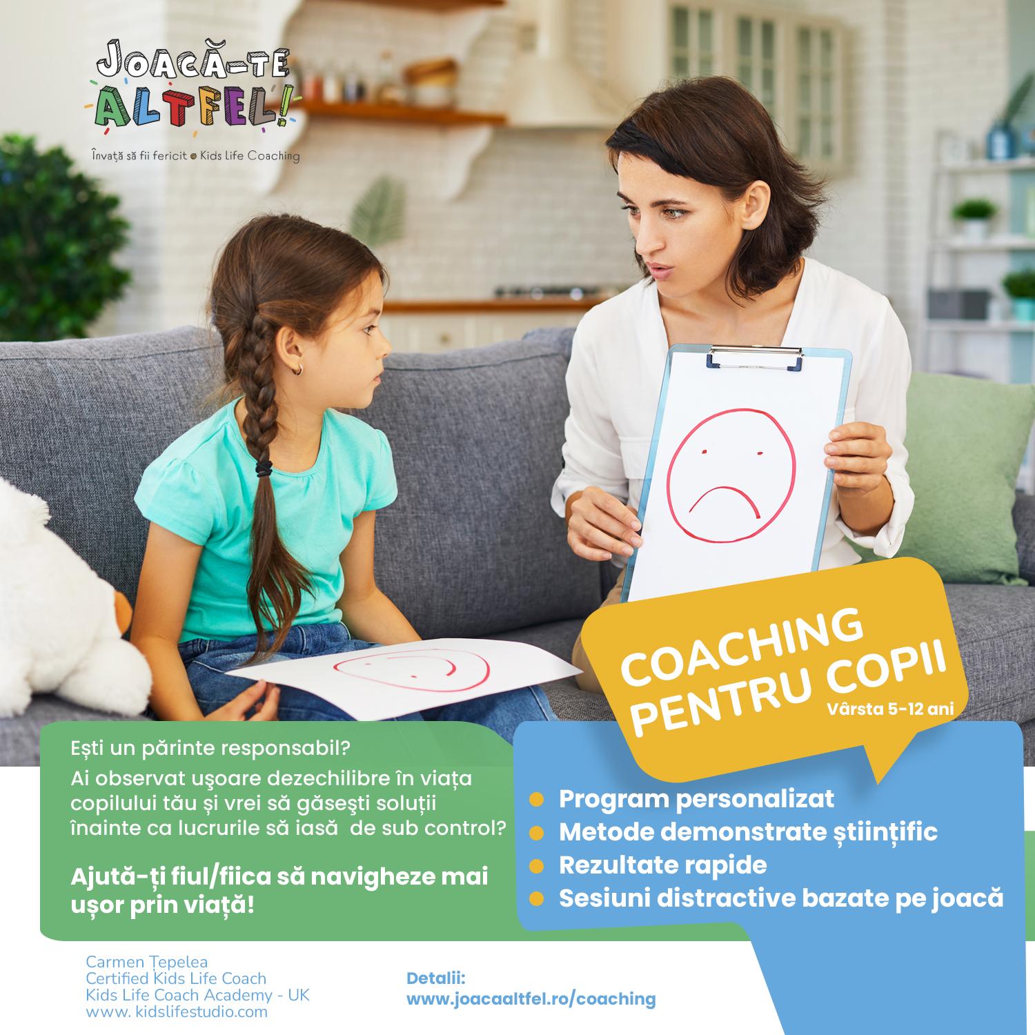 Coaching pentru copii – Joacă-te Altfel!