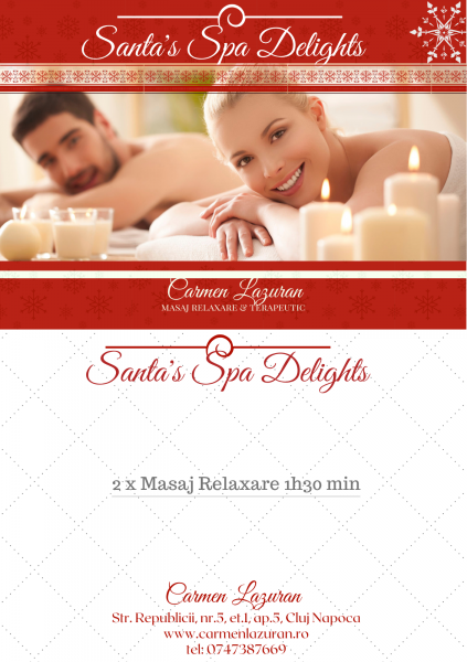 Card Cadou Santa Spa Delights 2752ef4e