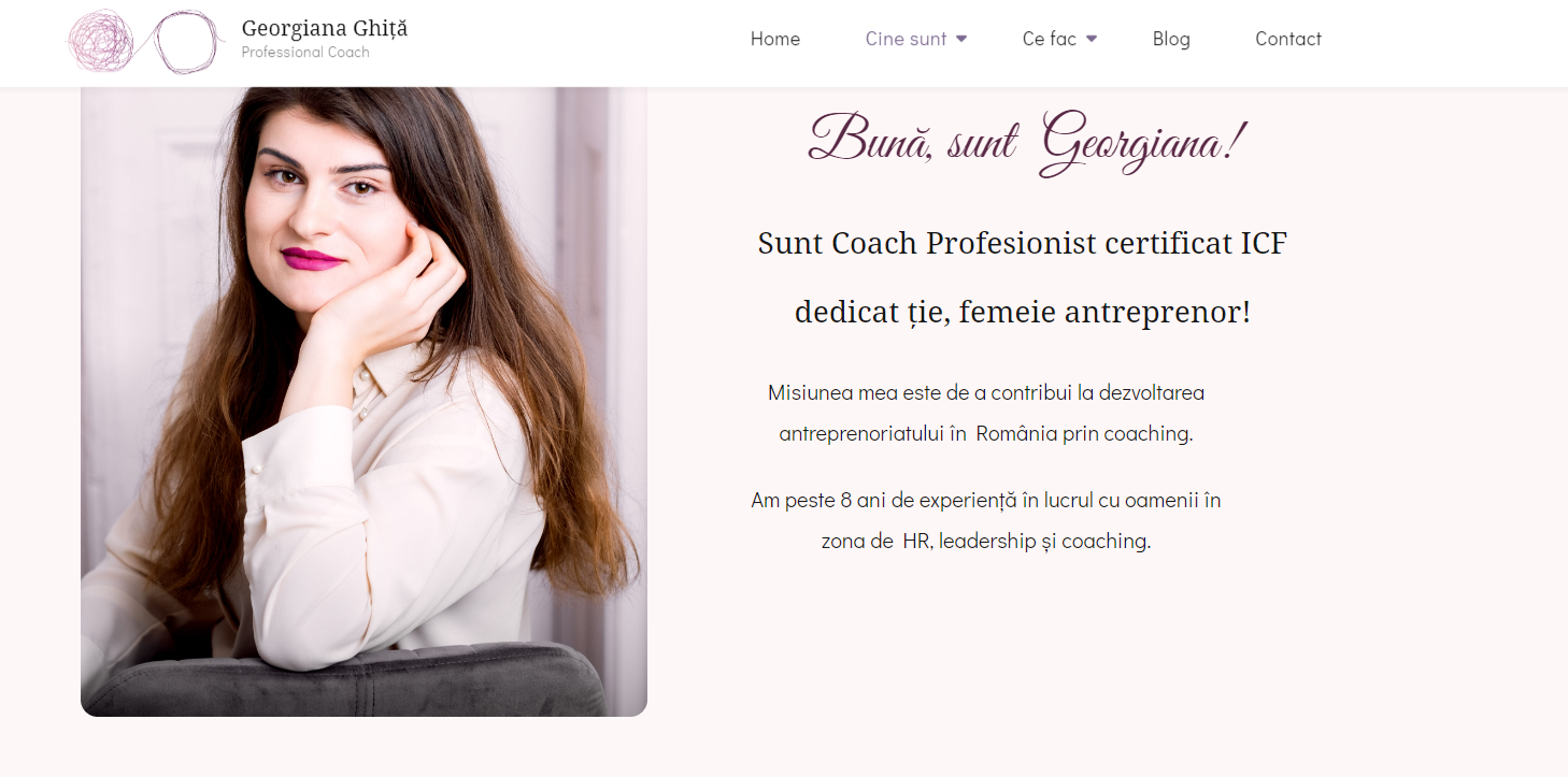 Georgiana Ghiță – Professional Coach