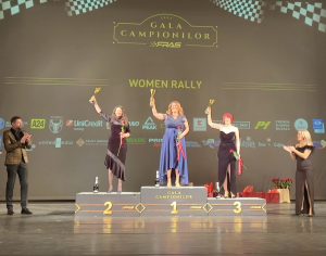 women rally clasa 5 podium dec 2022 bucuresti