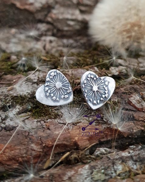 zenini cercei argint papadie