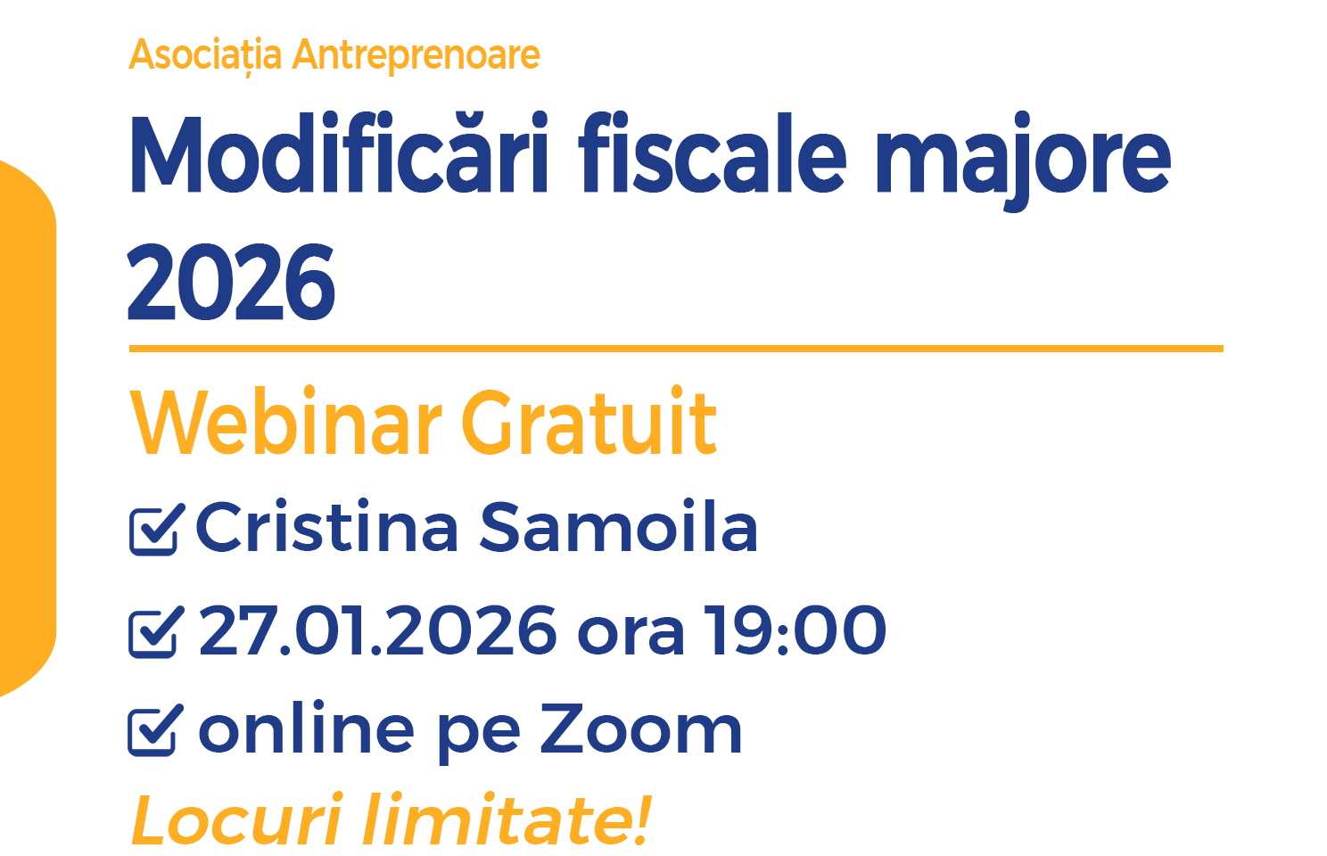 modificari fiscale 2026