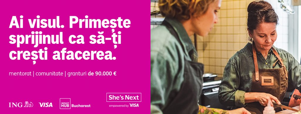 She’s Next 2026: program de granturi și mentorat pentru antreprenoare