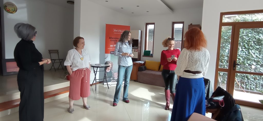 Întâlnire de networking a Antreprenoare la București. Afaceri de suflet și spiridușii lor 18 IMG 20260929 102234
