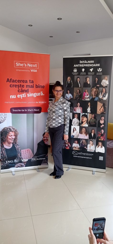 Întâlnire de networking a Antreprenoare la București. Afaceri de suflet și spiridușii lor 10 IMG 20260929 141334